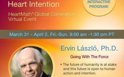 Ervin Laszlo keynote speaker at third annual HeartMath Institute Global Coherence Initiative virtual event