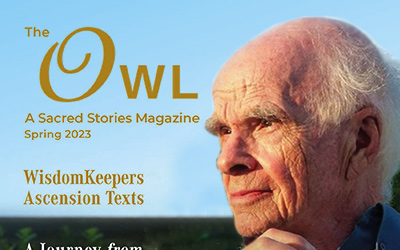 Ervin Laszlo is on the Cover of The Owl Magazine!